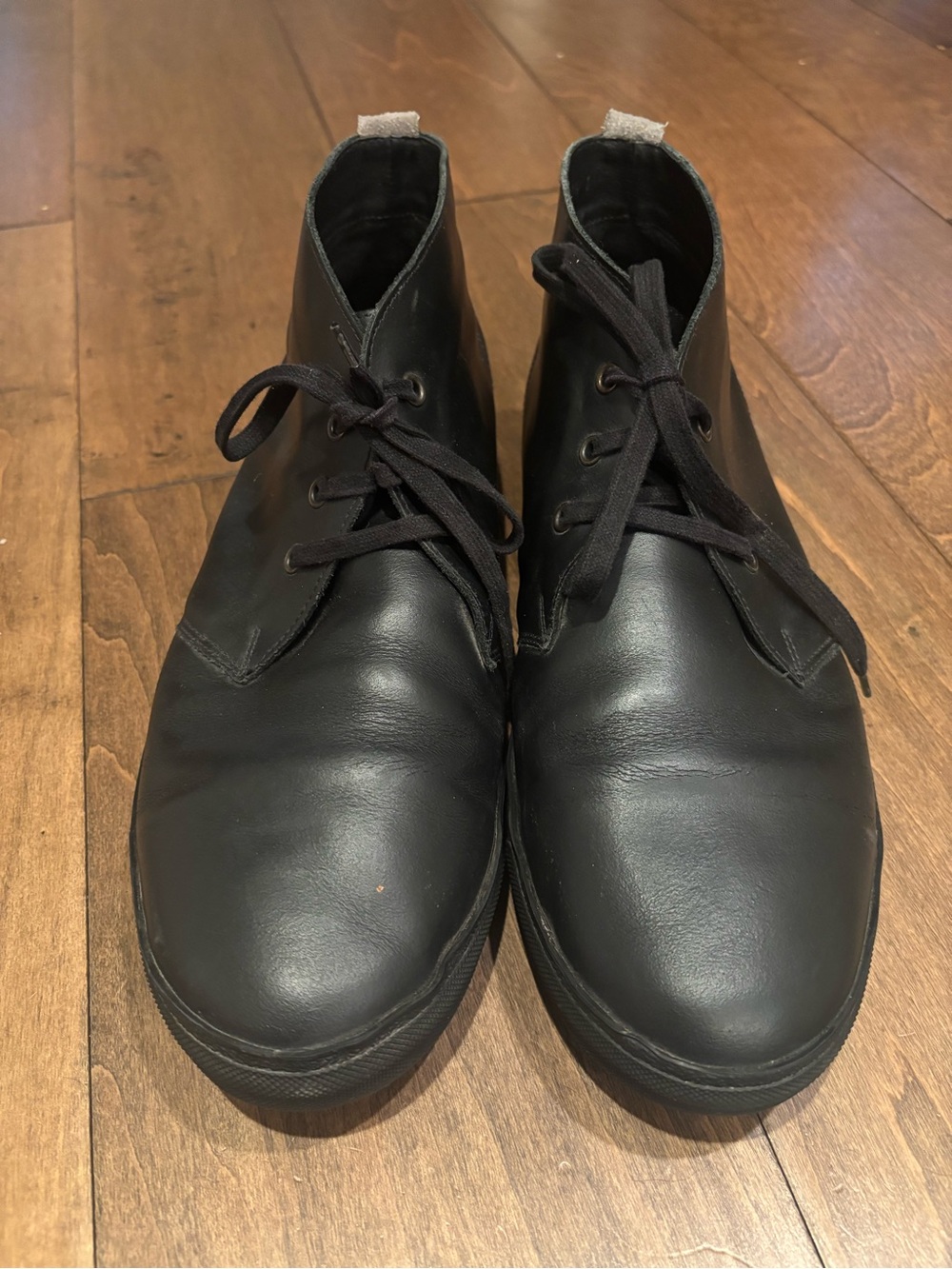 Tisza Men's Black Leather Chukka Boots